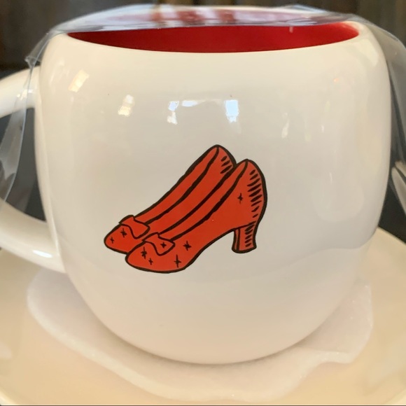 Rae Dunn THERE’S NO PLACE LIKE HOME Wizard of Oz Double Sided Mug and Saucer Set - Picture 8 of 12